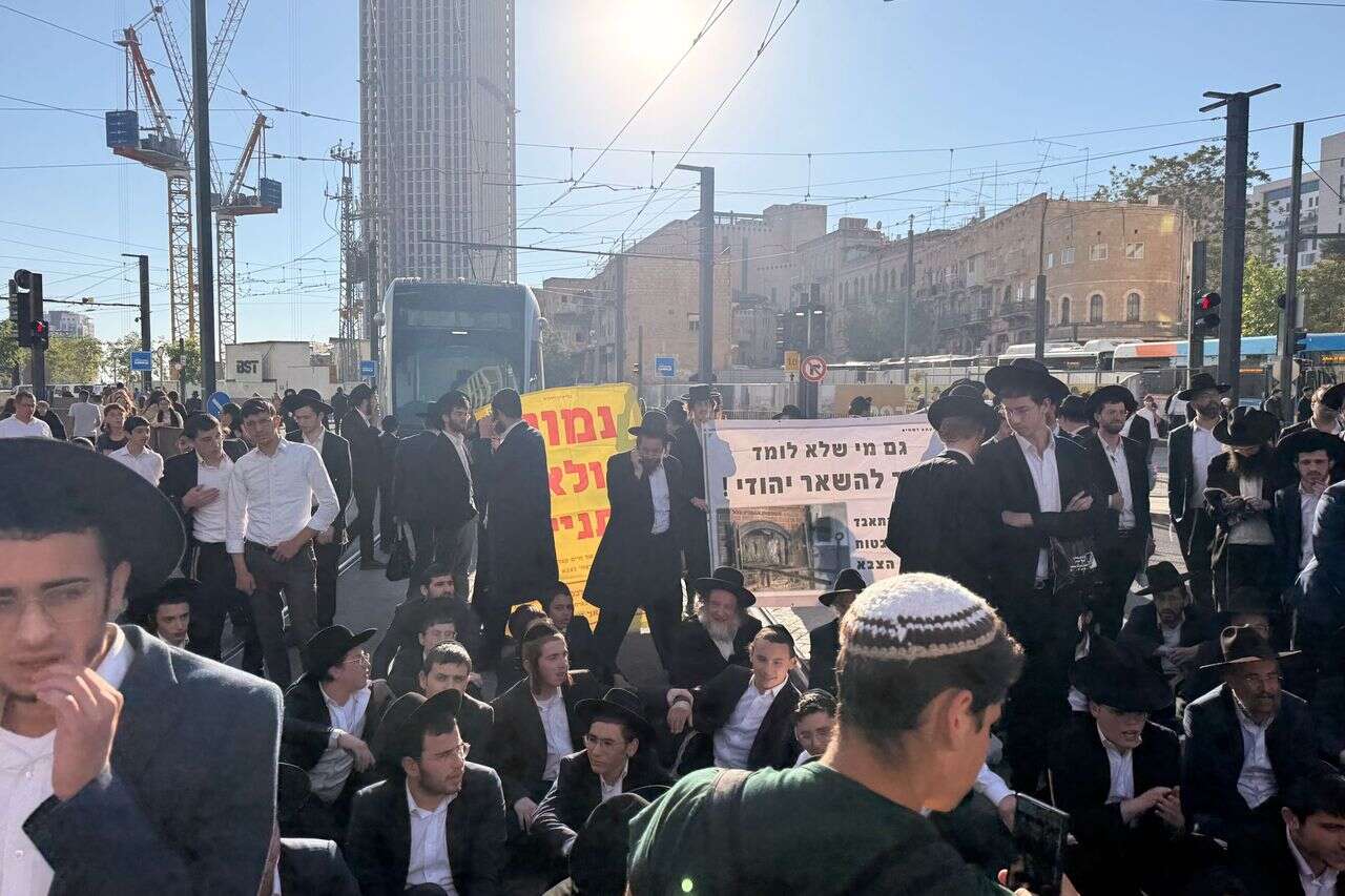 "Hunt for deserters": the ultra-Orthodox faction blocked major roads in Jerusalem