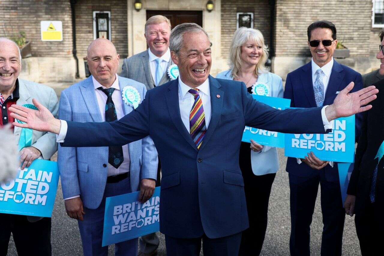 A historic achievement for Farage in the UK, a blow to Starmer who declared: "Not going anywhere"