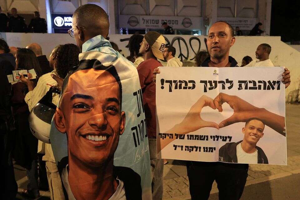 הפגנה בתל אביב לקראת כתב אישום לחשוד המרכזי , קוקו