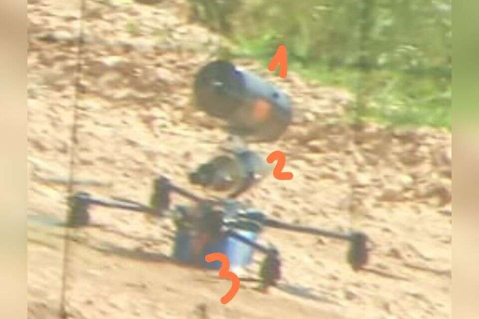 רחפן נפץ של חיזבאללה אותר בצפון , .