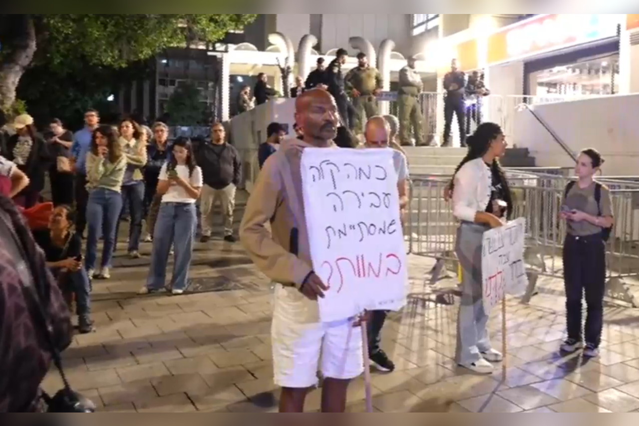 A demonstration demanding that the punishment of the main suspect in the murder of Yamanu Zalka be made worse