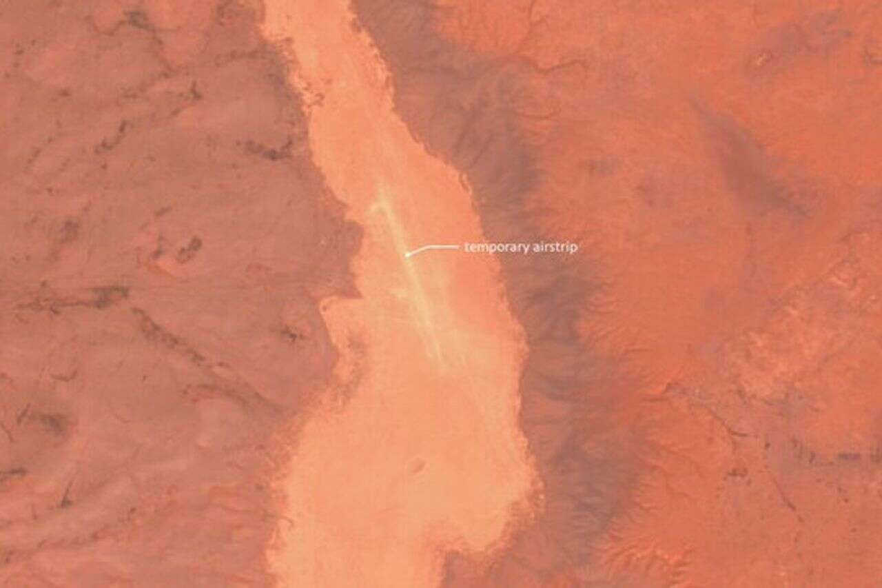 The satellite images revealed: Is this the secret Israeli base in Iraq?