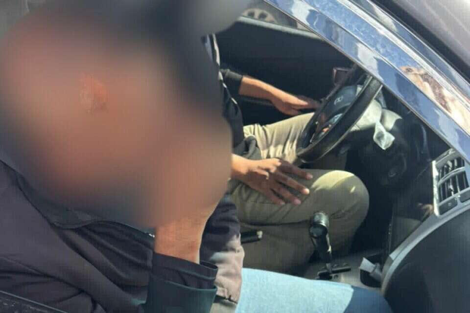 פלסטיני נתפס נוהג ללא רישיון , דוברות המשטרה