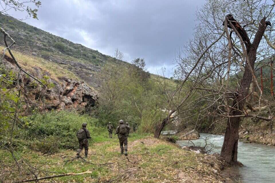 לוחמי סיירת גולני באזור נהר הליטאני בלבנון. , דובר צה"ל