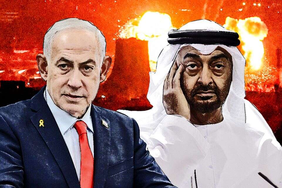 נתניהו ובן זייד , AFP, AP, מעיין טואף לע"מ
