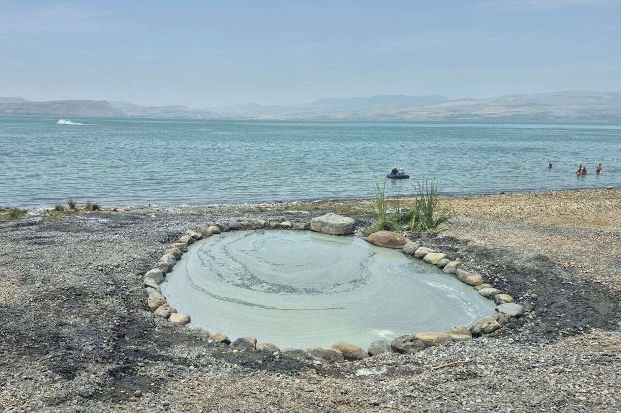 Precisely thanks to the drought: the hot spring on the shore of the Kinneret opened