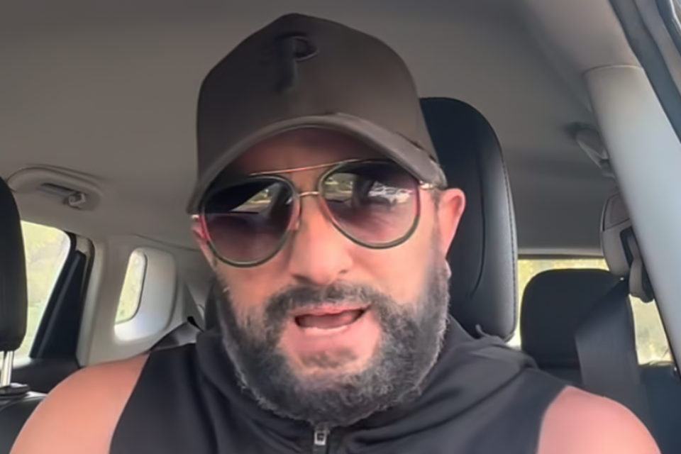 נאור ציון. זועם על ההפסד של הפועל תל אביב , צילום מסך