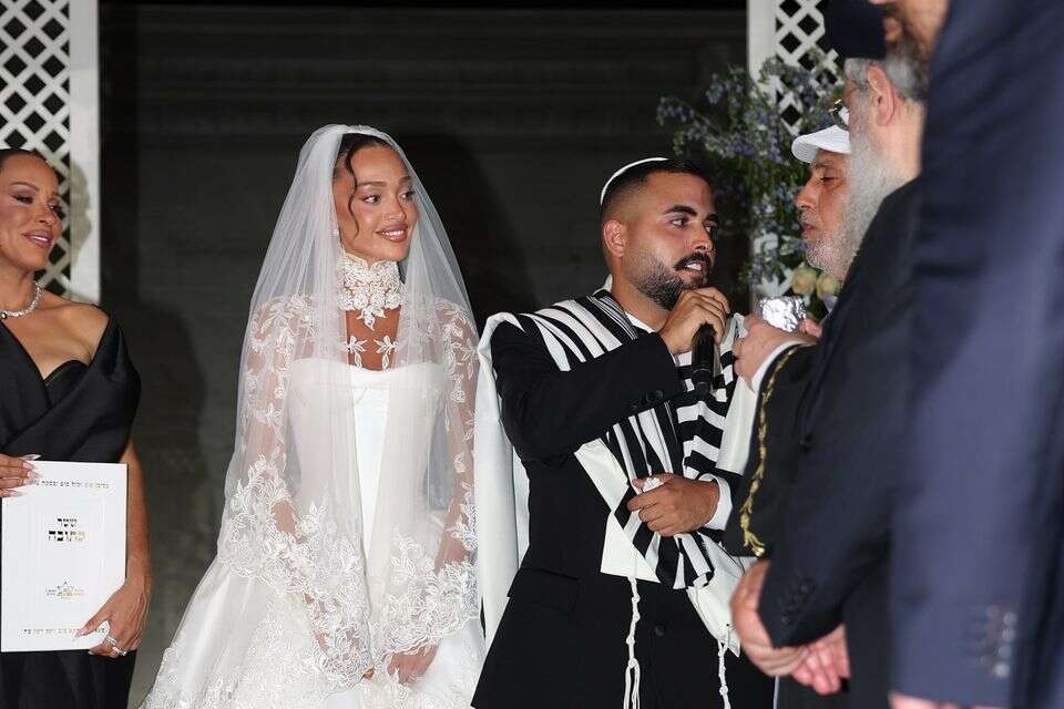 חתונת השנה, עדן פינס ואושר כהן בחופה , אור גפן