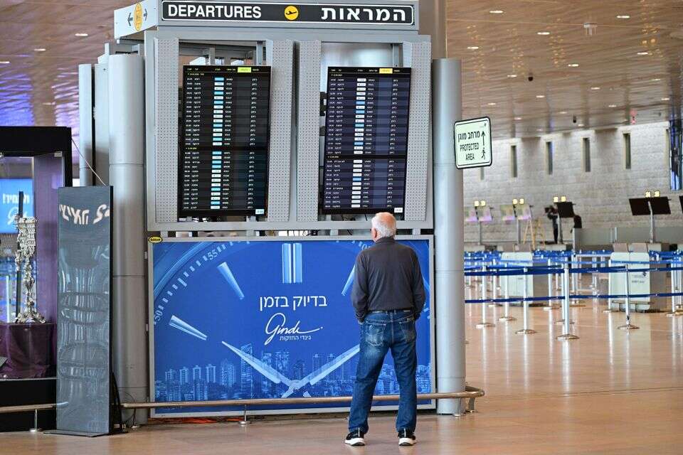 הטיסות לארה"ב נשארות מצומצמות. נתב"ג, ארכיון , יוסי זליגר