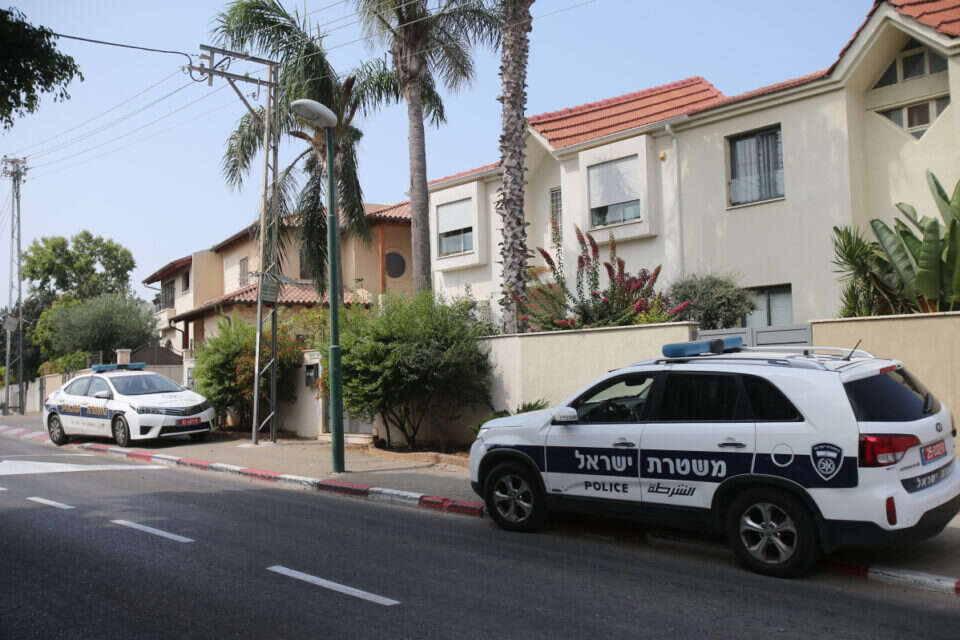 ניידת משטרה בכפר שמריהו (ארכיון) , ללא