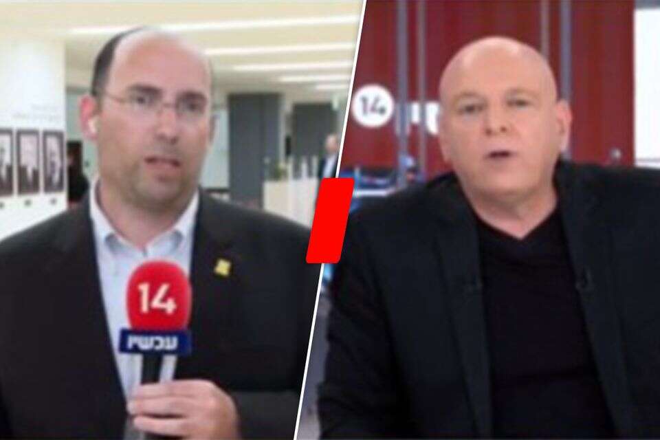 ח"כ רוטמן הורד מהשידור אחרי פיצוץ עם בועז גולן , צילום מסך