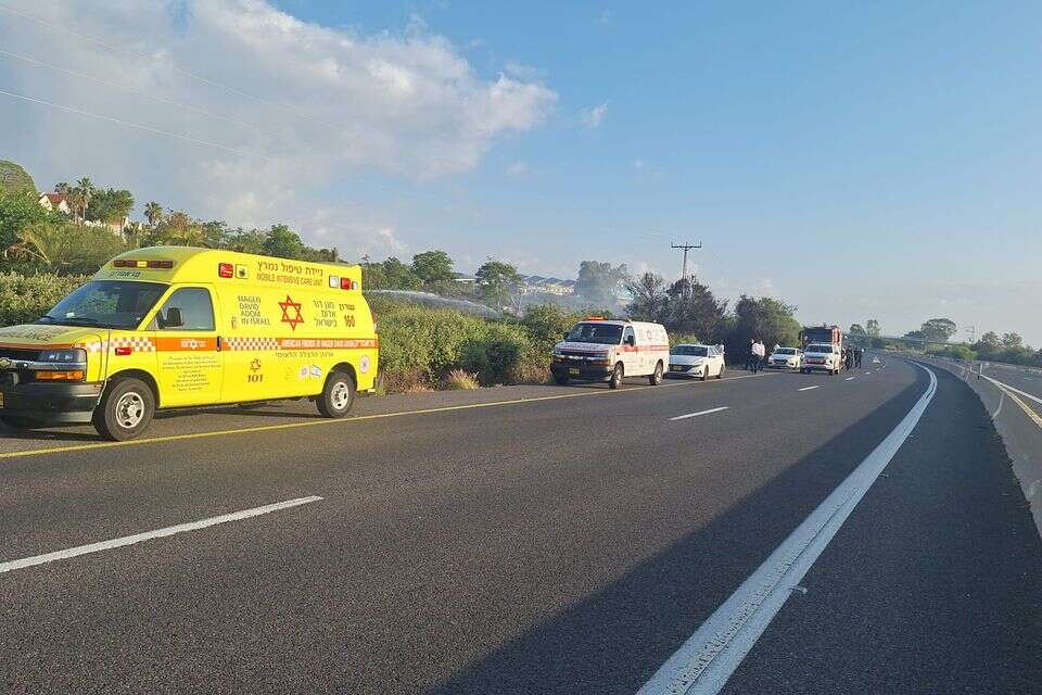 זירת הצתת הגופה , תיעוד מבצעי מד"א