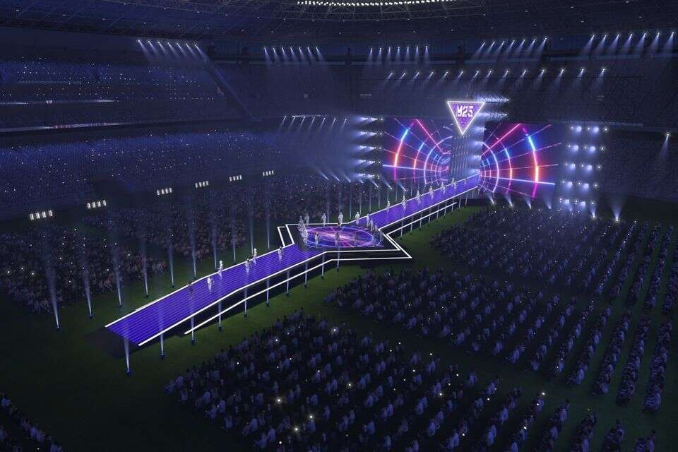 הדמיית טקס הפתיחה של המכביה , המכביה 2026