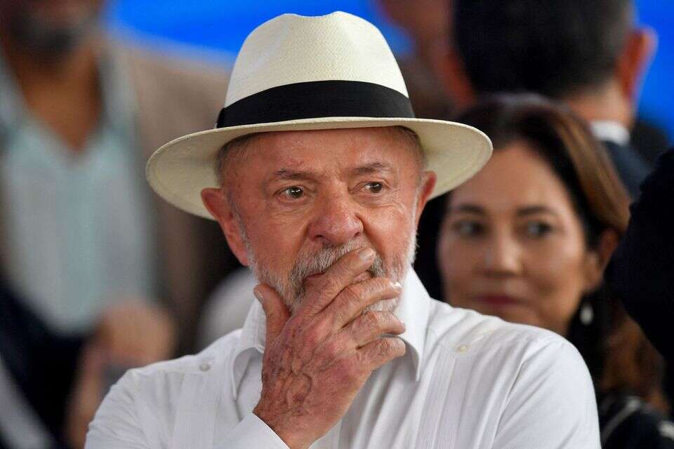 הנשיא לולה חובש כובע בעקבות הניתוח שעבר להסרת הנגע בקרקפת , AFP