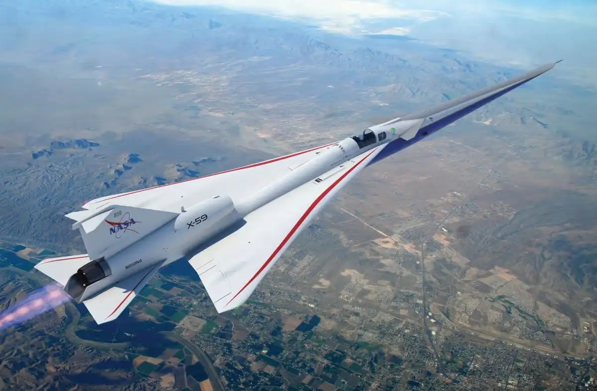 גם נאס״א מפתחת מטוס מהיר. X-59 , NASA