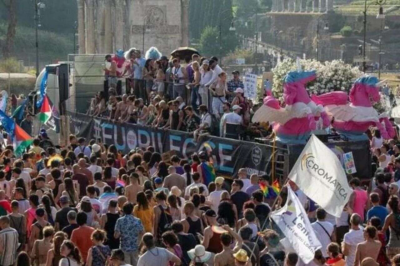A Jewish LGBT organization disowned the Italian pride parade: "We did not condemn Israel and the genocide in Gaza"