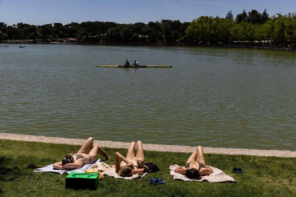 גל החום הקיצוני הראשון לשנה. מדריד , Getty Images
