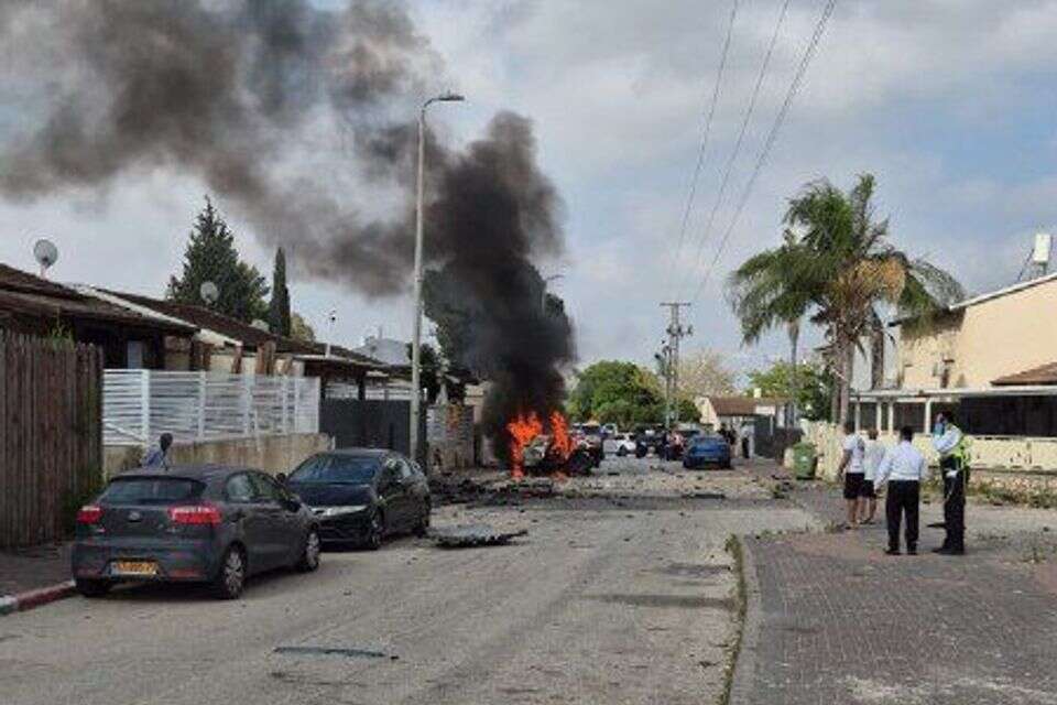 זירת פיצוץ הרכב בעפולה , תיעוד מבצעי מד"א