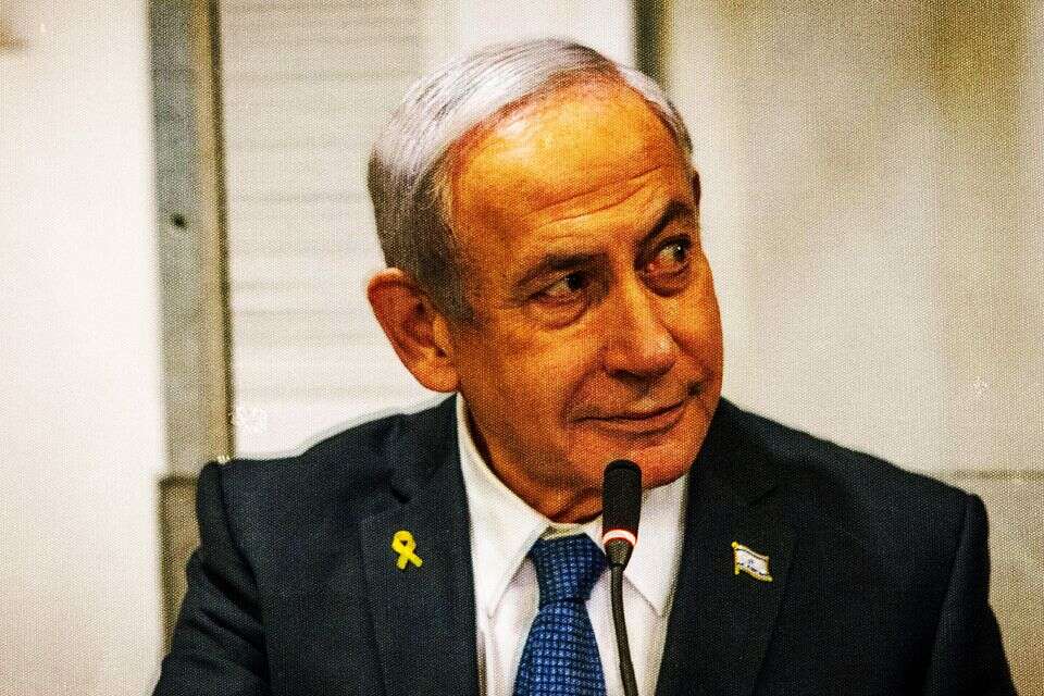 נתניהו בבית המשפט , מרים אלסטר/פלאש 90