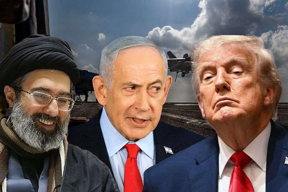 נתניהו טראמפ ומוג'תבא חמינאי , AP, AFP, רויטרס