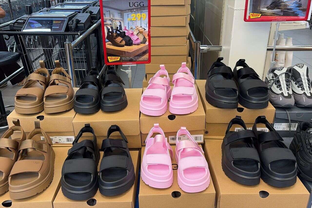 Onslaught: UGG sandals are sold at the food chain for NIS 299