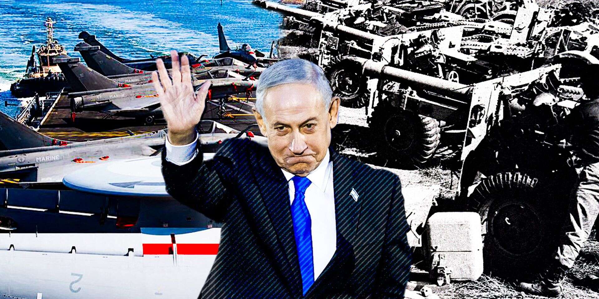 קווי דמיון רבים. נתניהו על רקע כוחות במבצע קדש ומבצע שאגת הארי , אורן בן חקון. אי.אף.פי