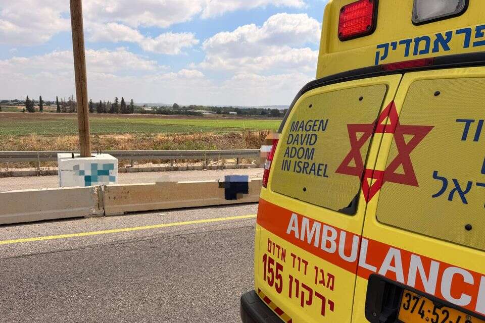 זירת התאונה בכביש 1 , תיעוד מבצעי מד"א
