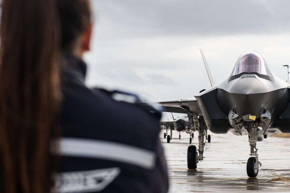 F-35 נוחת בבסיס חיל האוויר , דובר צה"ל