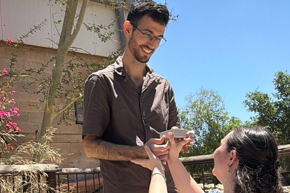 הצעת הנישואים המרגשת והלא שגרתית בספארי רמת גן , דוברות ספארי רמת גן