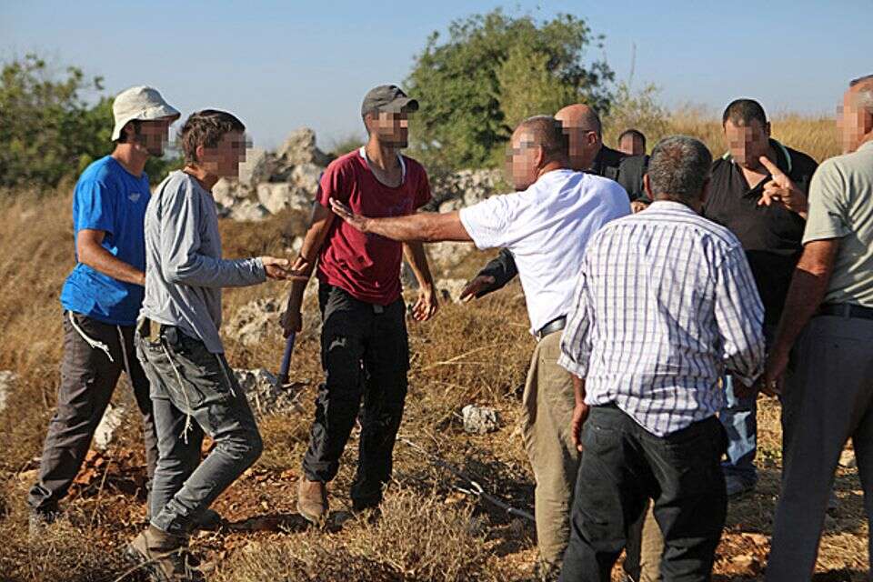 עימותים ביו"ש בין צעירים לפלסטינים (ארכיון) , AFP