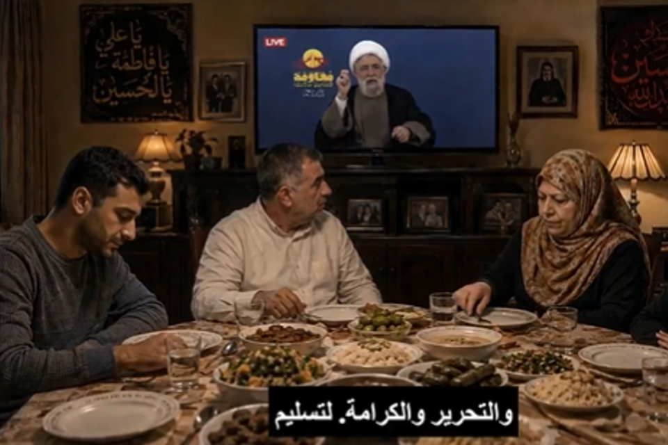 "אני ביביסט" הגרסה הלבנונית , צילום מסך מתוך הסרטון