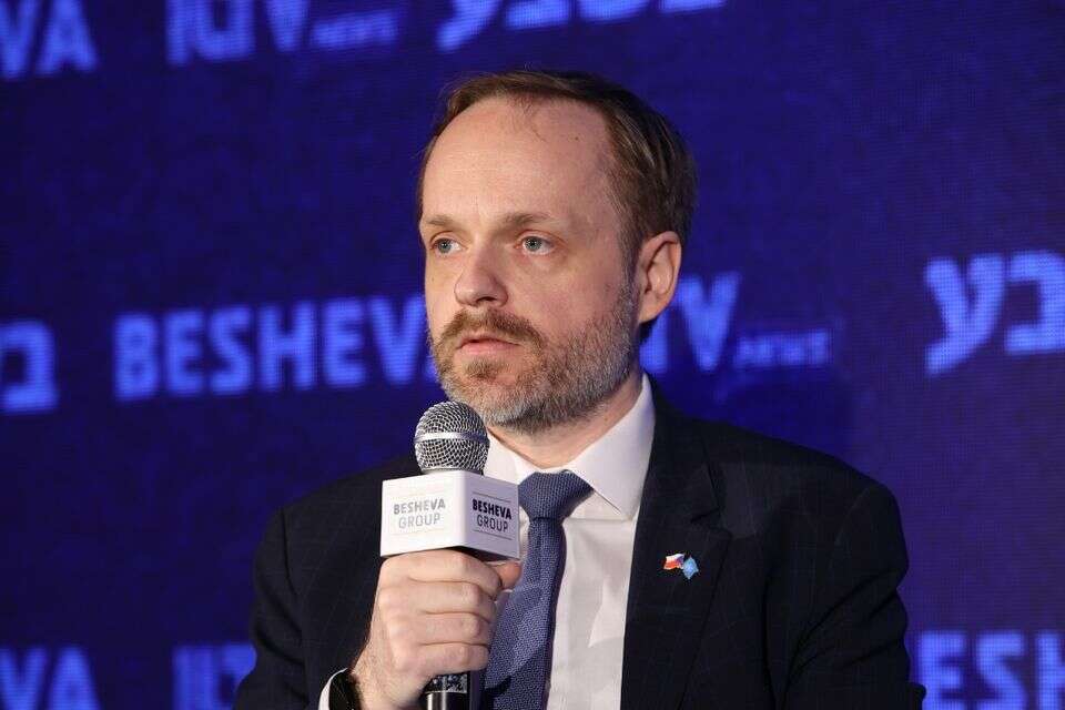 שגריר צ'כיה באו”ם יאקוב קולהאנק , עקיבא שיינברגר-כנס בשבע בניו יורק