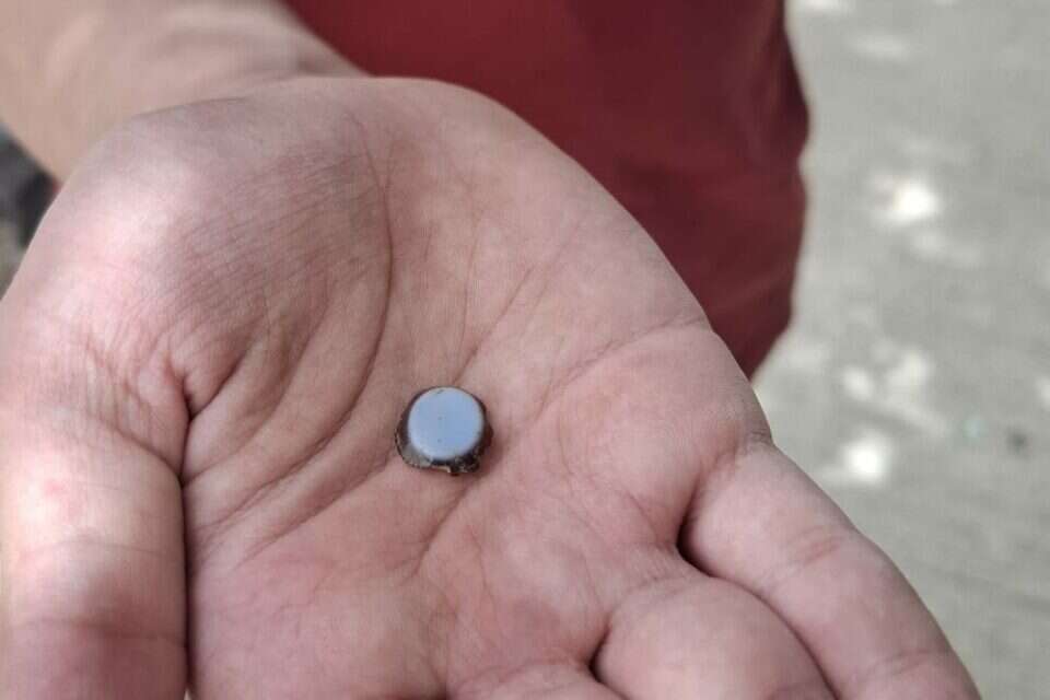 תלמיד בן 12 מצא אבן חן בגליל , .