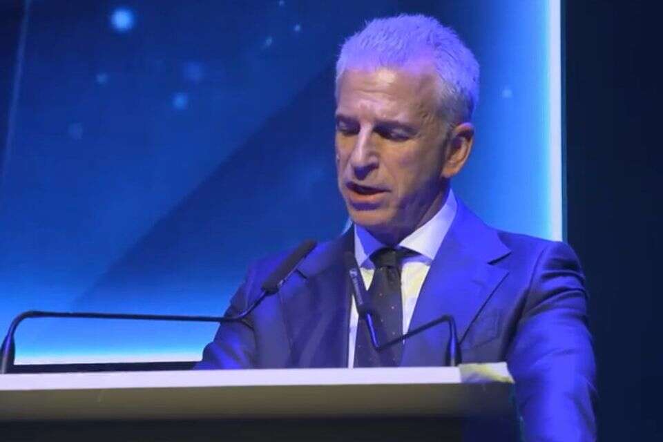ראש המוסד דדי ברנע בטקס הפרידה מהמוסד , .