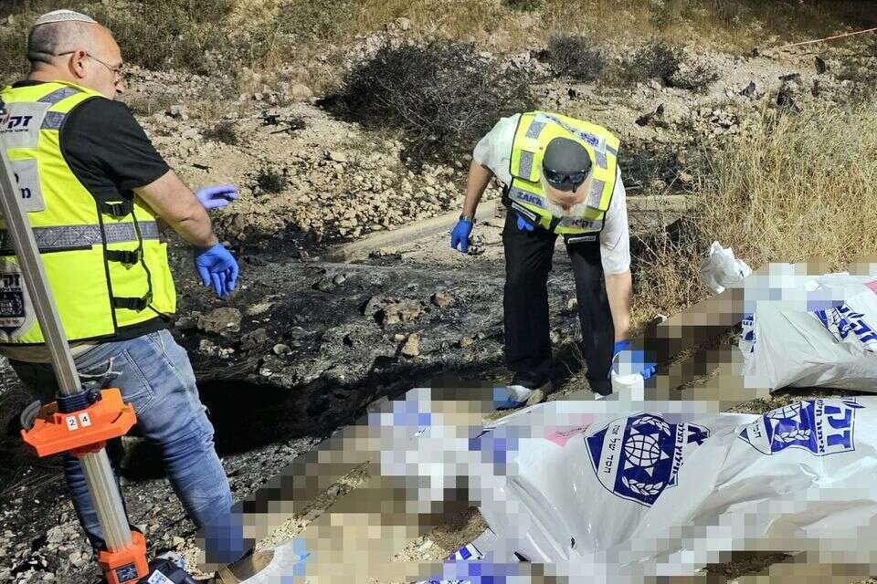 טיפול בזירה בכביש 40 , זק"א