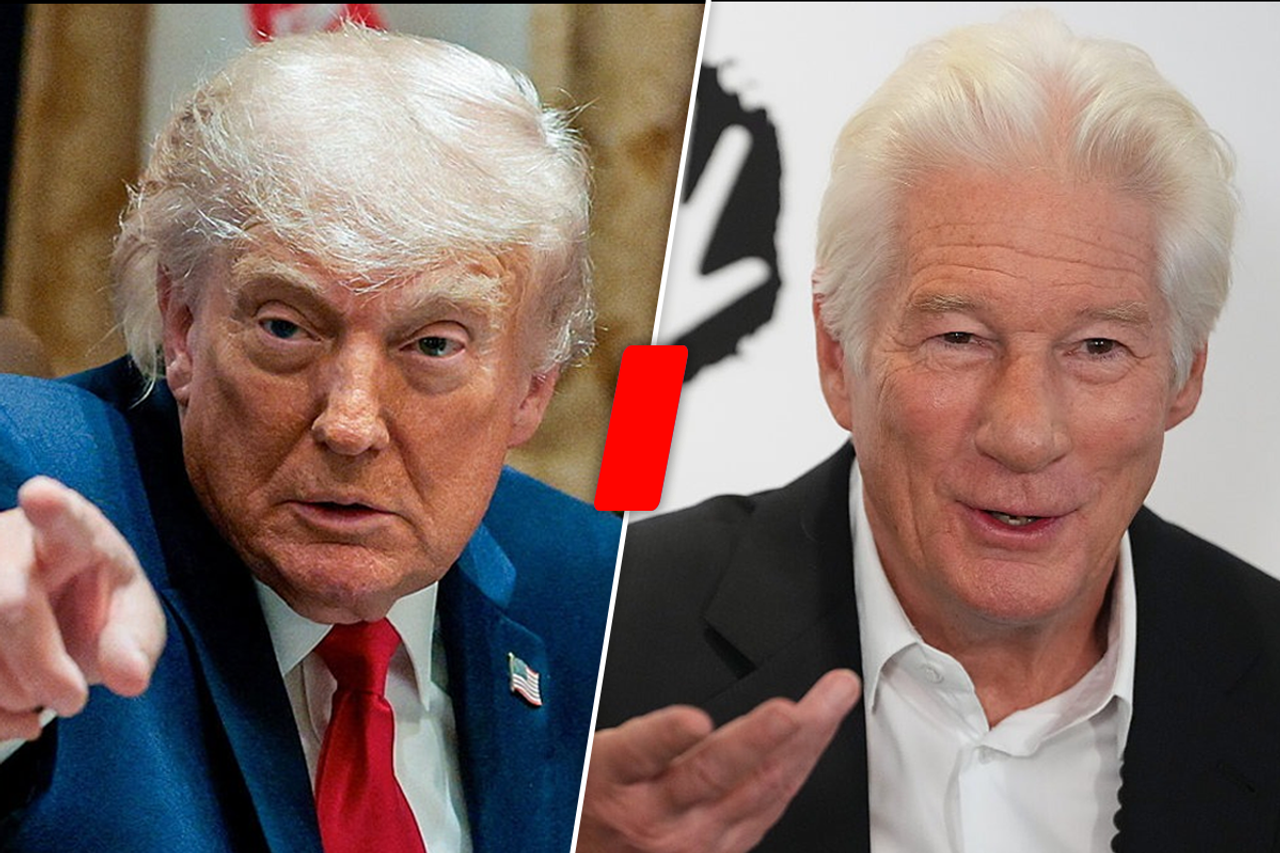 "Crazy maniac": Richard Gere in a sharp attack on Trump