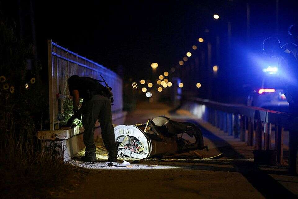רסיס יירוט שנפל בישראל , רויטרס