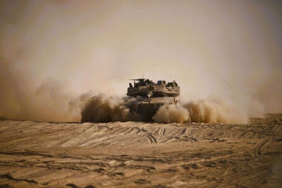 טנק ברצועת עזה (ארכיון) , דובר צה"ל