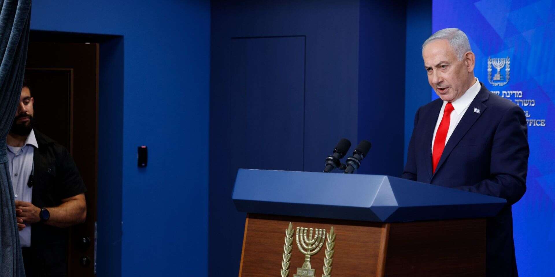 רה"מ נתניהו במסיבת עיתונאים , אוליבייה פיטוסי