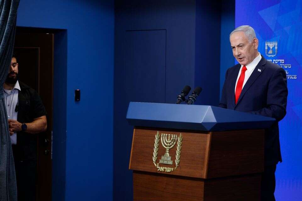 רה"מ נתניהו במסיבת עיתונאים , אוליבייה פיטוסי