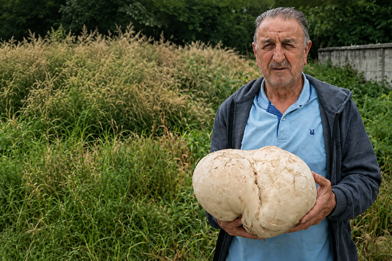 "Enough for a whole family": He went to clean the garden - and was surprised by what grew there