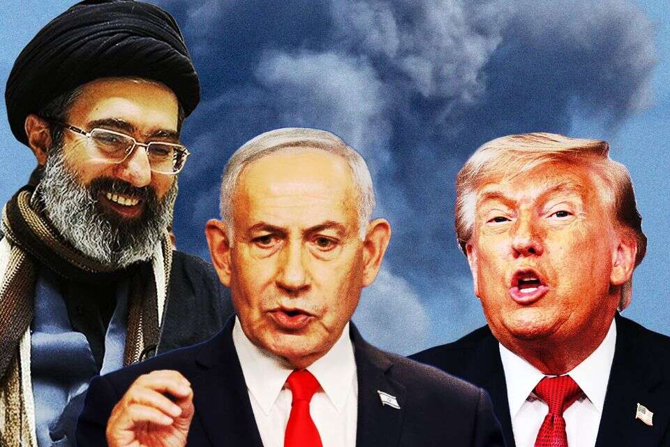 טראמפ, נתניהו וחמינאי , אי.אף.פי, ויקיפדיה, אוליבייה פיטוסי