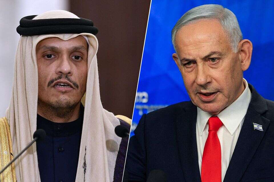 נתניהו ואל ת'אני , EPA, AFP