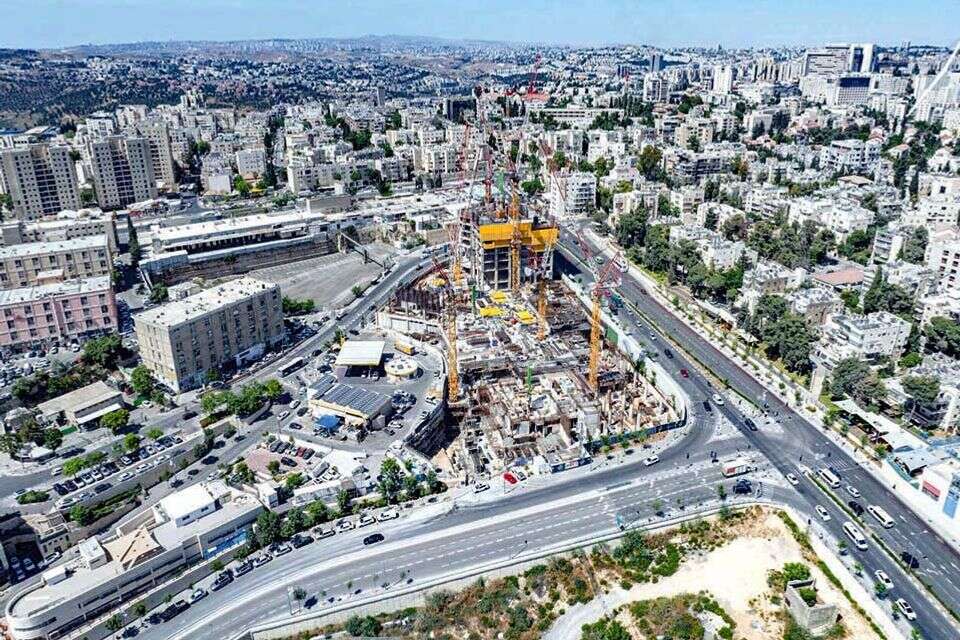 שער הכניסה לירושלים , צילומי רחפן אביעד תובל