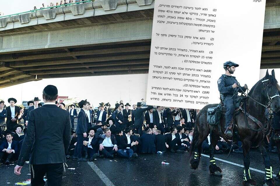 הפגנת חרדים נגד הגיוס ונוסח חוק המעצרים , יוסי זליגר