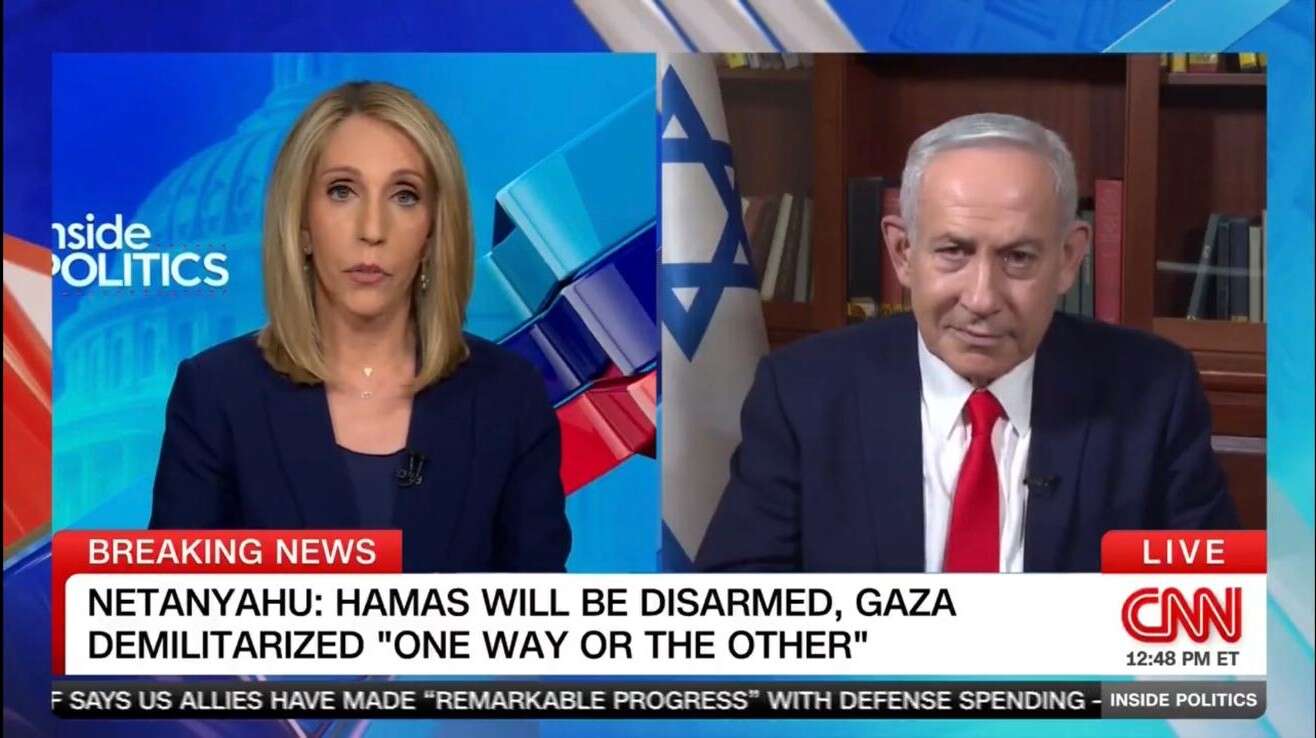 נתניהו בראיון ל-CNN , .