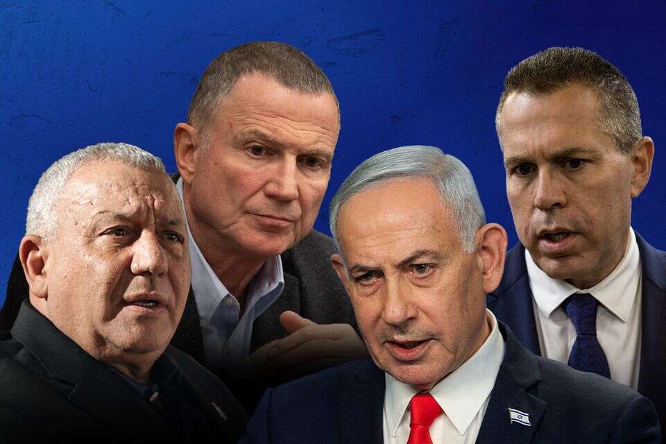 ארדן, איזנקוט, נתניהו ואדלשטיין , אורן בן חקון, הדס פרוש פלאש90, AFP