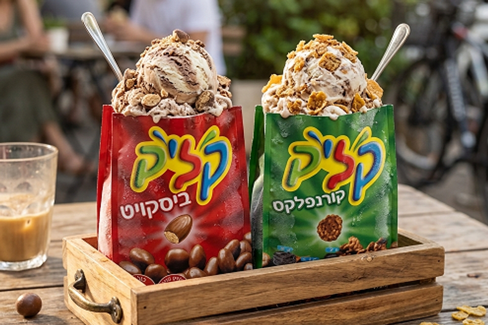 רק 2 מרכיבים: הקיץ הזה אוכלים גלידה ישר מתוך שקית הקליק