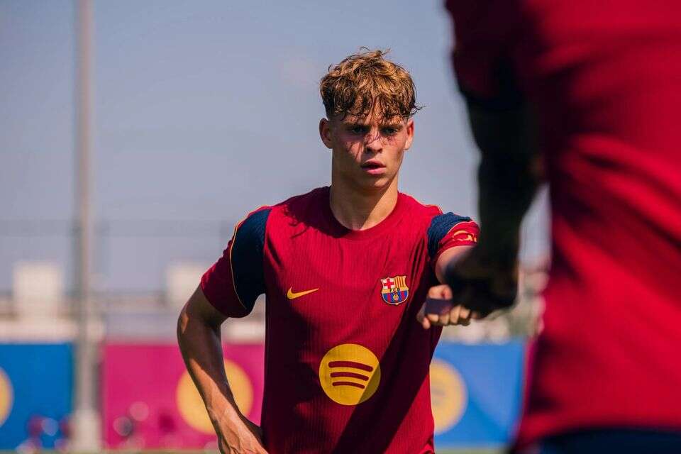 אוריין גורן באימון ברצלונה , Marc Graupera - FC Barcelona