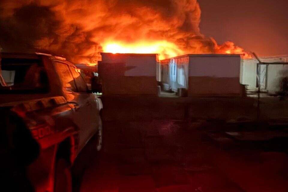 שריפת במתחם מגורים אמריקנים בירדן , רשתות חברתיות